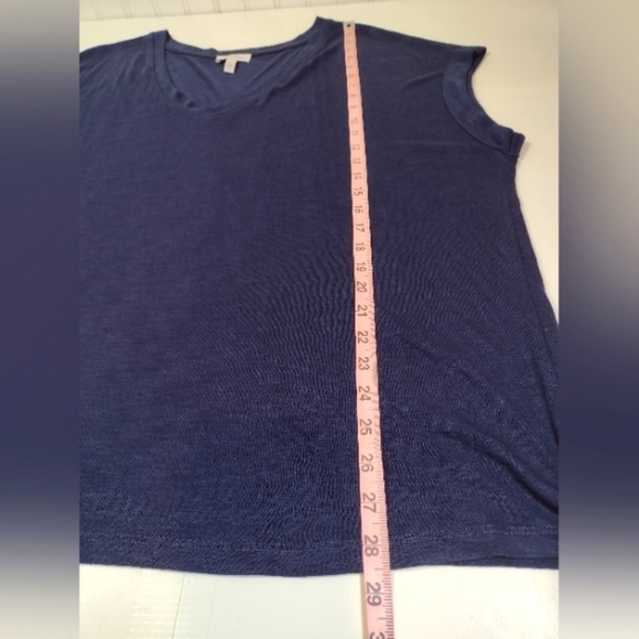 Jessica Simpson Women's Navy Blue Top Size (XXL) - Picture 8 of 9